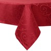 Eugad e771 Ornamental Damask Tablecloth - Silky Gloss Curly /