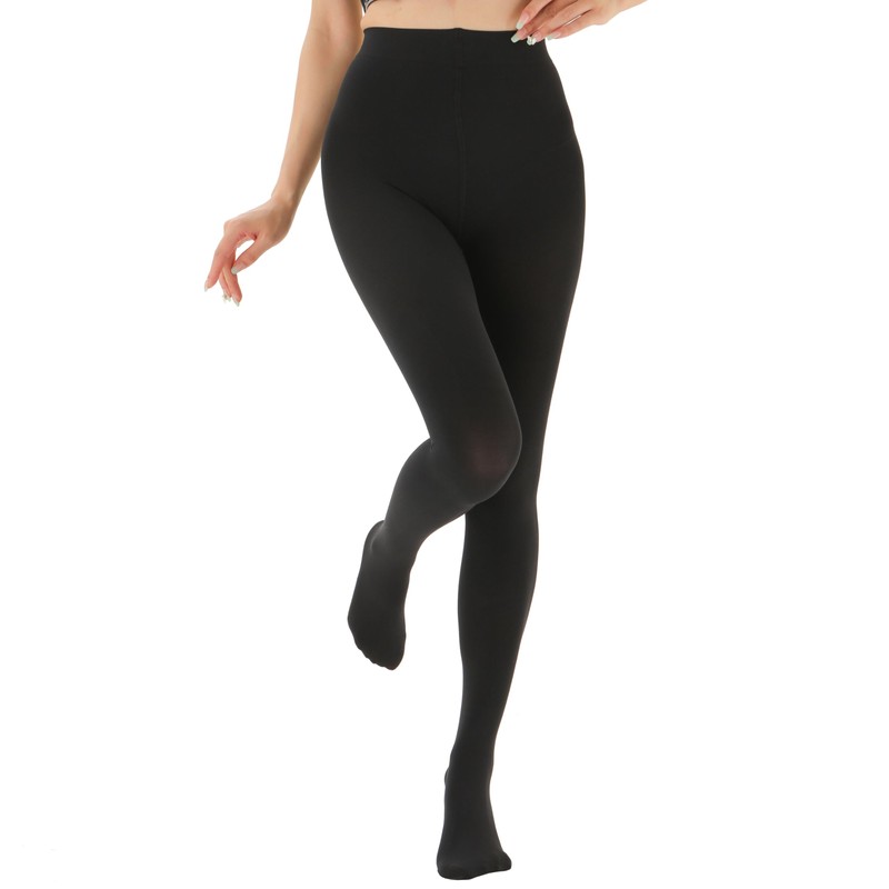 EVERSWE Women's Super Opaque Microfiber Tights 120D (Black,S/M)