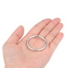 sourcing map O Ring Buckle 30mm(1.2") ID 3mm Thickness Zinc