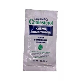 Lustrasilk Cholesterol Creme Conditioner Super Detangling Formula Packet 1oz