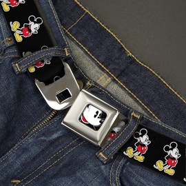 Buckle-Down Seatbelt Belt Mickey Mouse XL