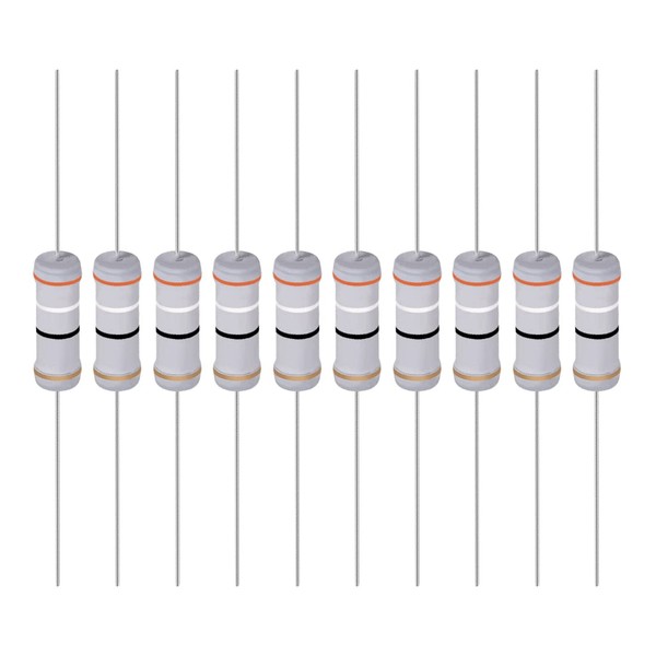 YOKIVE Pack of 20 Metal Oxide Layer Resistors Axis Line