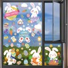Easter Decorations Window Clings - 9 Sheets of Easter Window