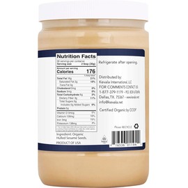 Kevala, Tahini Orgánico, 907 g (2 lb)