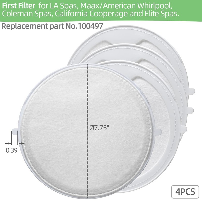 Alocs First Filter Replacement for MAAX & Whirlpool Coleman Spas