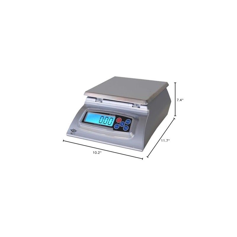 My Weigh KD-8000 Digital Food Scale, Stainless Steel, Silver