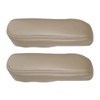 Priprilod 2pcs Leather Tan Seat Armrest Replacement Cover Compatible with