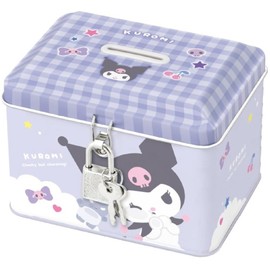 CRUX Key-Attached Can Bank Sanrio Characters SANRIO (Kuromi Mugyutto)