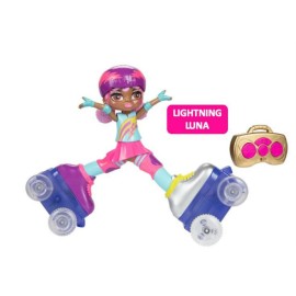 JAKKS Pacific Rock N Rollerskate Doll Lightning Luna Light Up Remote Control
