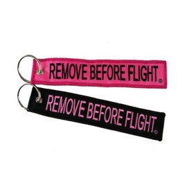 Apex Imports 2X Remove Before Flight Girly Combo Pack Key Chain 5.5" x 1" Motorcycle ATV Car Truck Keychain