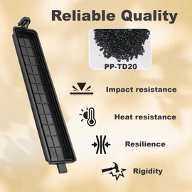 LESHIAUTO Cabin Air Filter Cover Compatible with Hyundai Palisade 2020 2021 2022 2023 2024 Replace# 97129-S8000