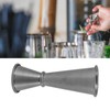 Double Cocktail Jigger 304 Stainless Steel Roll Hem Bar Measuring