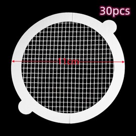 Naisfei 30 Pcs Shower Drain Hair Catcher,Kitchen Sink Drain Strainer,Bathtub Hair Catcher for Drain,Sink Stopper,Bathtub Accessories,Bathroom Necessities (11cm)