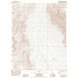 California Maps - 1984 Twelvemile Spring, CA - USGS Historical Topographic Wall Art - 35in x 44in, Large Wall Art Map