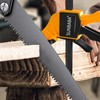 SUNBABA 6 Pack Clamps for Woodworking 12”(4)&6”(2) Light Duty One-Handed
