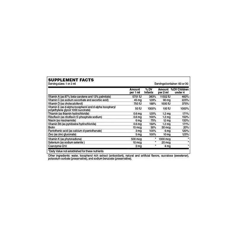 DEKAs Plus Multivitamin & Mineral Supplement Gluten Free Liquid 2