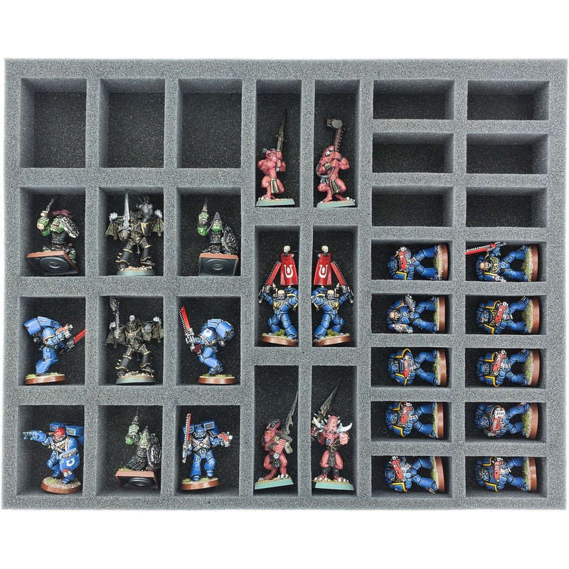 FSBR040BO 40 mm Full-Size Schaumstoffeinlage mit 34 Fächern