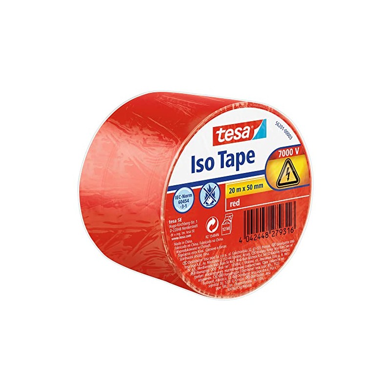 TESA Ruban PVC tous usages - 20m x 50mm -