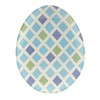 Certified International Easter Morning 10" Oval Egg Plates, Set of