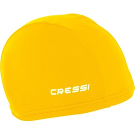 CRESSI Super Stretch Swim Cap, Yellow