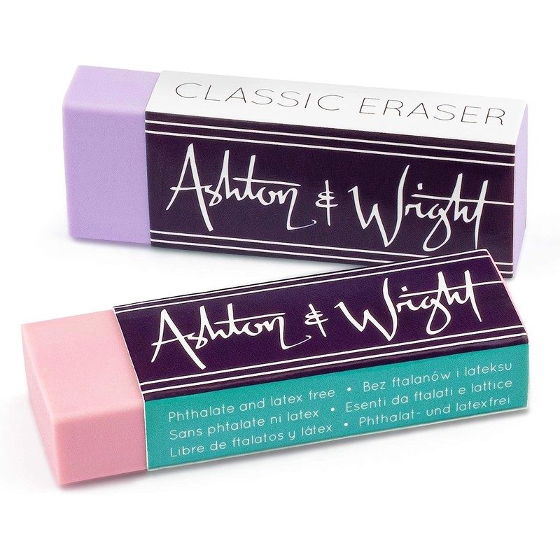 Ashton and Wright - Classic Eraser - Latex Free Plastic