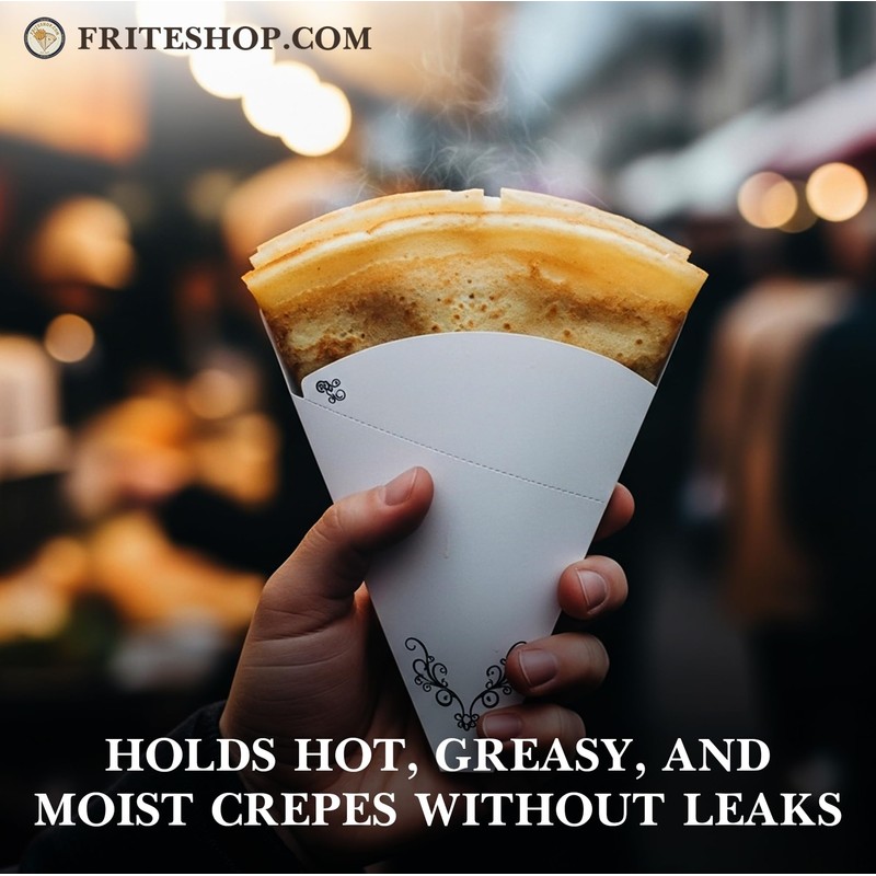 Friteshop Elegant Victorian French Crepe Holder - Regular Size –