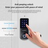 GEKRONE Smart Fingerprint Lock with Lever Handle, Keypad Touchscreen Keyless