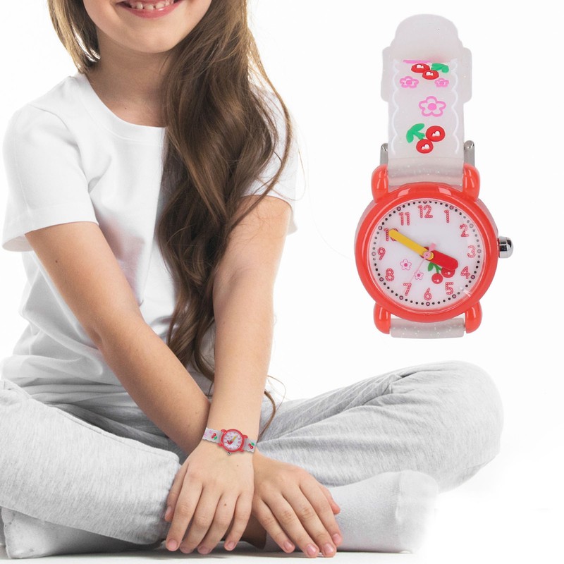 Kids Watch Cute Cartoon Waterproof Portable Adjustable Watch Birthday Gift