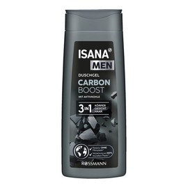 [International Direct Shipping] Isana Men 3-in-1 Carbon Boost Shower Gel 300ml / [해외직배송] 이사나 맨 3in1 카본 부스트 샤워젤 300ml