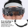 1.5X 3X 9.5X 11X Head Wearing Magnifier Multi Functional LED