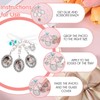 oruola 3pcs Wedding Bouquet Charms,Bouquet Charms for Wedding Memory, Different