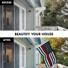 UD_G128 - 6 Feet Tangle Free Spinning Flagpole (Silver) Thin