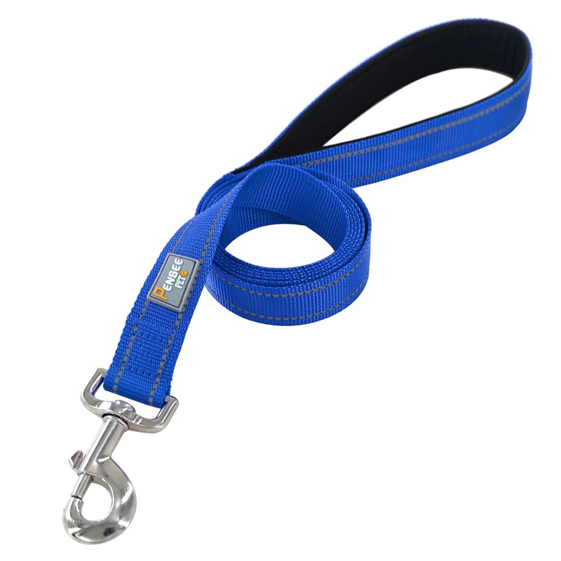 PenSeepet Dog Leash 6 FT Padded Handle Nylon Reflective Dogs