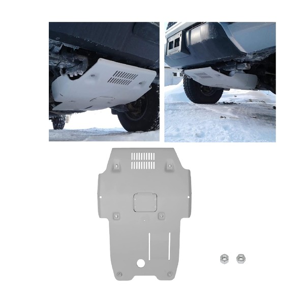 KUAFU Front Skid Plate Compatible with 2016-2023 Toyota Tacoma Off-Road TRD PRO Sport SR5 Replacement for PTR60-35190 PTR60-35160 Protection Aluminum