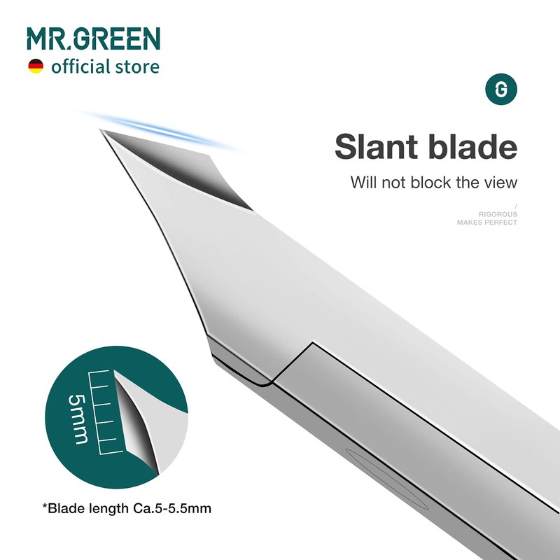 MR.GREEN Cuticle Nippers Nail Manicure Scissors Cuticle Clippers Trimmer Dead