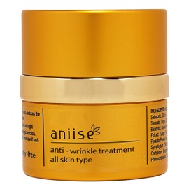Anti-Wrinkle Treatment Cream for Face and Neck | Hydrating & Firming Moisturizer with Shea Butter, Plant-Based Squalene & Natural Oils | Smooths Fine Lines | For all Skin Types | 1 oz (30 mL)