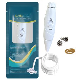 Oral Hygiene Accessories Replacement Hose and Handle Parts Compatible with Waterpik' Water flosser WP-100 WP-300 WP-660 WP-900, Pack of 1 Handle Hose
