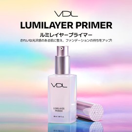 VDL Lumilayer Primer, 1.0 fl oz (30 ml), Primer, Makeup Base, Smooth Skin, Shiny Skin, Transparency, Smooth, Firm, Moist and Smooth