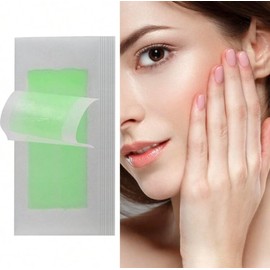 Facial Hair Removal Wax Strips for Women, Low Allergenic, Aloe Vera Scented, 20 Strips