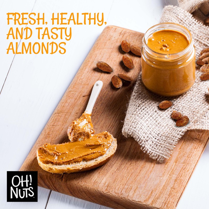 Oh! Nuts Honey Glazed Roasted Almonds - 2 lb -