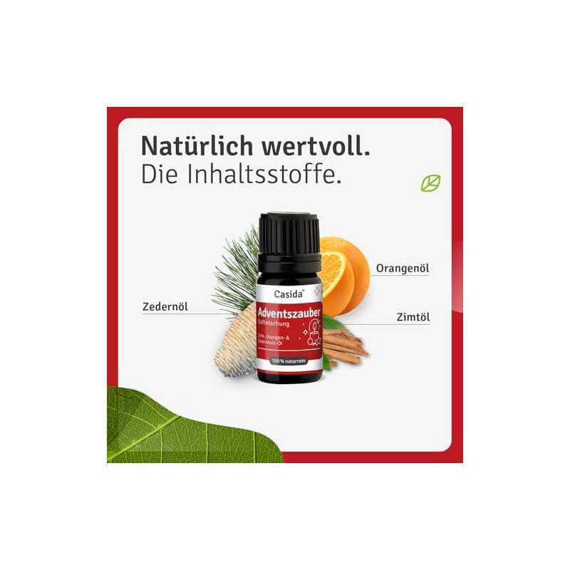 Casida Casida Adventszauber Duftmischung Weihnachtsduft C Duft?l 5 ml