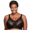 Glamorise Women's Minimiser Bra, black