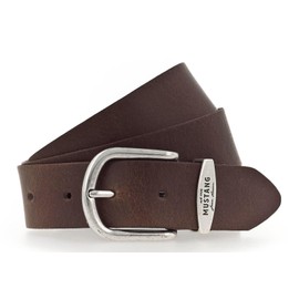 MUSTANG Women's Genuine Leather Belt, Baileys