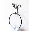 Towel Hanger Iron Towel Rack Stylish Cute Antique Iron Ring