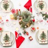 100Pcs Christmas Guest Napkins Retro Xmas Tree Disposable Paper Napkin
