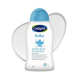 Cetaphil Baby Baño Líquido Rostro Cuerpo Cabello Bebés Piel Sensible 300 ml