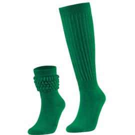 Galsang Women's socks Women's Knee-High Socks for Women,Soft Extra Long Scrunch Sock,Cotton Socks Boot Socks,#K3006 (Polyester Blend, NavyBlue Knee High)