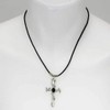 Umranktem & Cross Pendant with black stone, Gothic