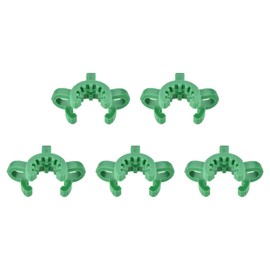 uxcell Lab Joint Clip Plastic Clamp Mounting Clips for 14/20 or 14/35 Glass Taper Joints Laboratory Connector Green 5Pcs