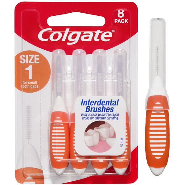 Colgate Interdental Brushes Size 1 - 8 Pack
